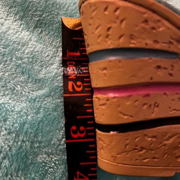 ELITE LEATHER boutique sandals with 3.5” wedge heel simply gorgeous!!! Sz 39 - Picture 8 of 14